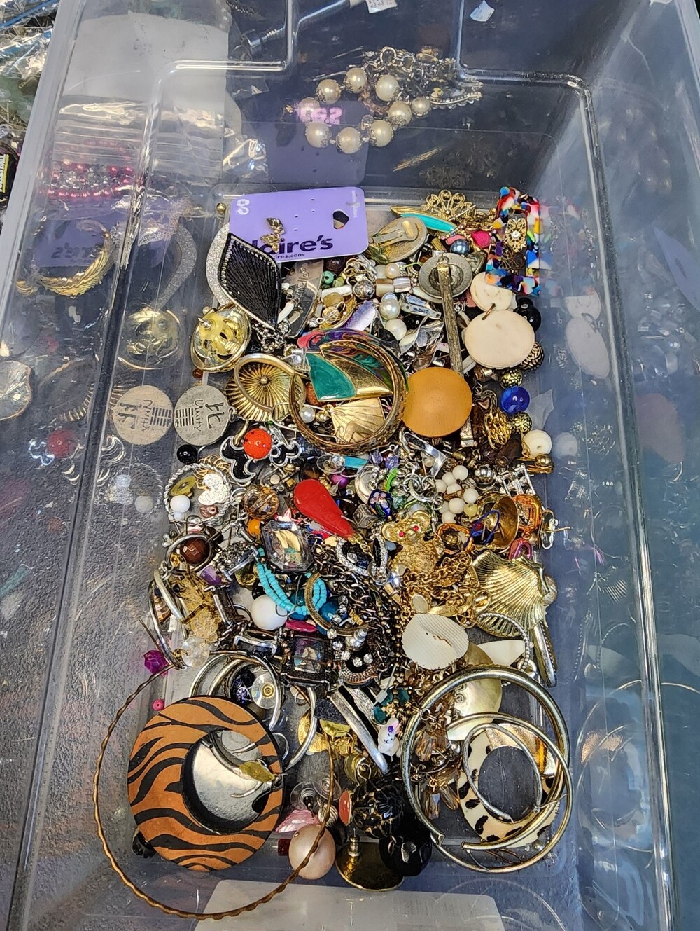 1lb Mixed Jewelry For Crafting May Or May Not Have Matches